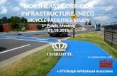 NORTHEAST CORRIDOR INFRASTRUCTURE (NECI) BICYCLE FACILITIES STUDY 1 st Public Meeting 01.18.2011 in collaboration with: + STV/Ralph Whitehead Associates.