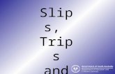 Slips, Trips and Falls. 46% of the Slips, Trips and Falls claims between 2003 and 2007 had no Lost Time Injury Of the remaining 54% of claims, the average.