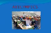 ABILYMPICS. Special Olympics – games and sports with focus on mentally challenged. Paralympics – games and sports mainly for persons with locomotor disabilities.