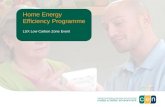 Home Energy Efficiency Programme LSX Low Carbon Zone Event.