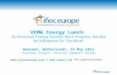 VEMW Energy Lunch EU Emissions Trading Scheme: Much Progress, But Not Yet A Blueprint For The World Woerden, Netherlands, 24 May 2013 Vianney Schyns, Utility.