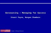 Http:// Outsourcing – Managing for Success Stuart Payne, Morgan Chambers Copyright © 1999 Morgan Chambers plc Copyright © 1999 Morgan.