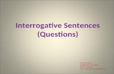 Interrogative Sentences (Questions) Ed McCorduck English 402--Grammar SUNY Cortland .