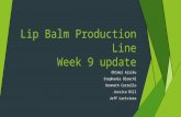 Lip Balm Production Line Week 9 update Ohimai Aisiku Stephanie Bloechl Kenneth Costello Jessica Dill Jeff Lariviere.