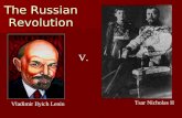 The Russian Revolution Tsar Nicholas II Vladimir Ilyich Lenin V.