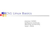 Ch1 Linux Basics Jianjian SONG Software Institute, Nanjing University Sept. 2004.