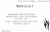 Blackhat / Asia Rain Forest Puppy / Wiretrip.net Notice! Updated presentation materials are available online at: .
