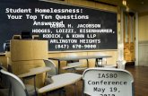 DEBRA H. JACOBSON HODGES, LOIZZI, EISENHAMMER, RODICK, & KOHN LLP ARLINGTON HEIGHTS (847) 670-9000 IASBO Conference May 19, 2010 Student Homelessness: