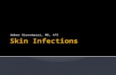 Amber Giacomazzi, MS, ATC.  _______ Infections  ______________  Skin eruption of _______ that tend to recur in the ____________  HSV-1 : occurs as.