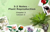 3-2 Notes – Plant Reproduction Chapter 3 Lesson 2 Chapter 3 Lesson 2.