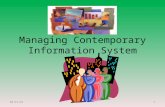 Managing Contemporary Information System 5/2/20151.