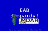 EAB Jeopardy! Adapted from a design from the James Madison Center, JMU.