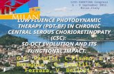 LOW FLUENCE PHOTODYNAMIC THERAPY (PDT-BF) IN CHRONIC CENTRAL SEROUS CHORIORETINOPATY (CSC): SD-OCT EVOLUTION AND ITS FUNCTIONAL IMPACT. LOW FLUENCE PHOTODYNAMIC.