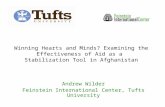 Winning Hearts and Minds? Examining the Effectiveness of Aid as a Stabilization Tool in Afghanistan Andrew Wilder Feinstein International Center, Tufts.
