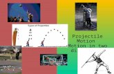 Projectile Motion Motion in two directions. What is a projectile? A projectile is an object upon which the only force acting is gravity. A projectile.