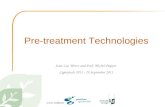 Pre-treatment Technologies Jean-Luc Wertz and Prof. Michel Paquot Lignofuels 2011 - 29 September 2011.