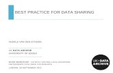BEST PRACTICE FOR DATA SHARING ……………………………………………………....................................................................................................