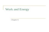 Work and Energy Chapter 6. Expectations After Chapter 6, students will:  understand and apply the definition of work.  solve problems involving kinetic.