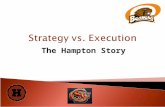 Strategy vs. Execution The Hampton Story. 2  Family-owned company in business since 1950s  One large Doug fir sawmill in Willamina, Oregon- annual production.