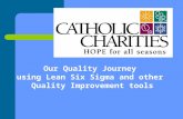 Our Quality Journey using Lean Six Sigma and other Quality Improvement tools.