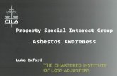 Property Special Interest Group Asbestos Awareness Luke Exford.
