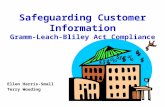 1 Safeguarding Customer Information Gramm-Leach-Bliley Act Compliance Ellen Harris-Small Terry Wooding.