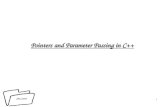 SPL/2010 Pointers and Parameter Passing in C++ 1.