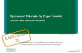 Bydureon ® Educate By Expert toolkit Scientific slides: Bydureon clinical data Developed with the guidance and approval of an independent international.