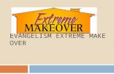 EVANGELISM EXTREME MAKE OVER. Evangelism Made Easier  This workshop will be divided into 3 areas :  Friendship Evangelism/or Peer Evangelism  Social.