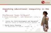 Unpacking educational inequality in the NT Professor Sven Silburn* & Steve Guthridge**, John McKenzie*, Lilly Li** & Shu Li** * Centre for Child Development.