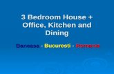 3 Bedroom House + Office, Kitchen and Dining Baneasa - Bucuresti - Romania.