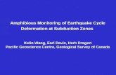 Amphibious Monitoring of Earthquake Cycle Deformation at Subduction Zones Kelin Wang, Earl Davis, Herb Dragert Pacific Geoscience Centre, Geological Survey.