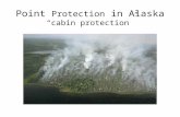 Point Protection in Alaska “cabin protection”. What is point protection? Protection of a site threatened by a fire. A site can be: – A single structure.