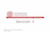 Session 3 Managerial Spreadsheet Modeling -- Prof. Juran1.