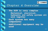 4-1 Chapter 4 Overview b The DCM is very complex Mechanical, electrical, hydraulic and safety systems all work together Mechanical, electrical, hydraulic.