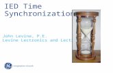 IED Time Synchronization John Levine, P.E. Levine Lectronics and Lectric.
