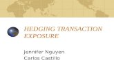 HEDGING TRANSACTION EXPOSURE Jennifer Nguyen Carlos Castillo.
