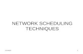 5/4/20151 NETWORK SCHEDULING TECHNIQUES. 5/4/20152 Network Diagrams  PMI defines the scheduling process as: “the identification of the project objectives.