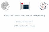 Peer-to-Peer and Grid Computing Exercise Session 1 (TUD Student Use Only)