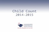 Child Count 2014-2015. 1.To check Child Count, run the Pre Cut-Off Student Roster by Teacher (Reports ->Special Education Data -> Student Data -> Pre.