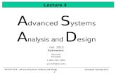 - 1 - © Houman Younessi 2010 MGMT 6170 - Advanced Systems Analysis and Design Convener: Houman Younessi 1-860-548-7880 youneh@rpi.edu Lecture 4 A dvanced.