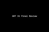 ART 31 Final Review. Paleolithic: “Venus” of Willendorf Paleolithic: “Venus” of Laussel.