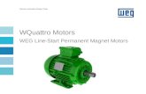 Motores | Automação | Energia | Tintas WQuattro Motors WEG Line-Start Permanent Magnet Motors.