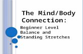 The Mind/Body Connection: Beginner Level Balance and Standing Stretches.