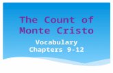 The Count of Monte Cristo Vocabulary Chapters 9-12.