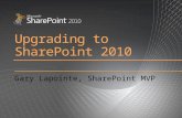 Upgrading to SharePoint 2010. Who, When & Why Considerations: Good candidates for upgrade You need certain 2010 features You have not done significant*