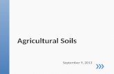September 9, 2013. » Soil – What is it? ˃Unconsolidated porous media ˃Compromised of inorganic (clay minerals and oxides) and organic components (organic.