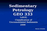 Sedimentary Petrology GEO 333 Lab(4) Classification of Unconsolidated Sediments 2009 Mansour Al-Hashim.