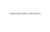 Paleoclimate indicators. Rock types as indicators of climate.