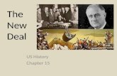 The New Deal US History Chapter 15. Section One A New Deal Fights the Depression Electing FDR Rep – Hoover, Dem – FDR. Won 23 million votes Dems claimed.
